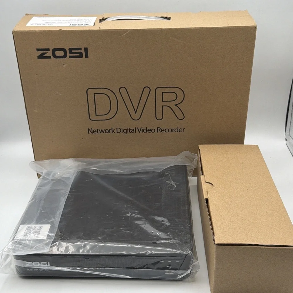 ZOSI ZR08ZM 8-Channel CCTV Digital Video Recorder DVR H.264 720p 0TB Black